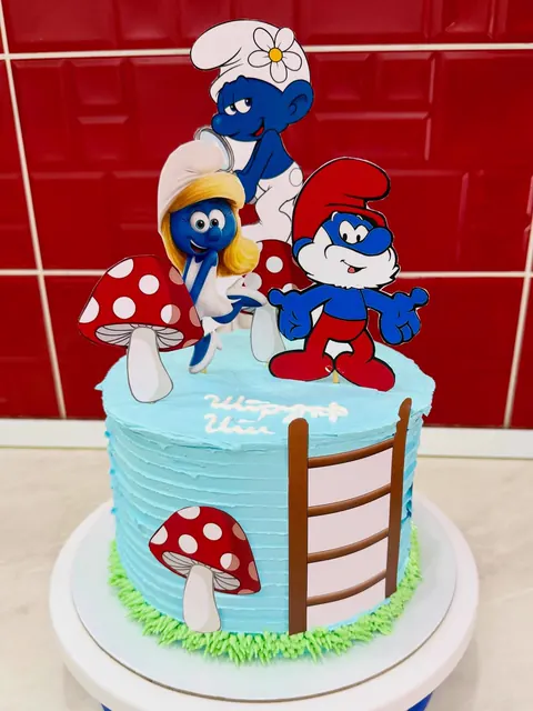 Torta za male i velike ljubitelje Štrumpfova